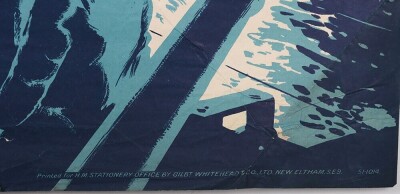 WW2 British 'Warship Week' Savings Poster. - 6