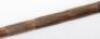 A silver and horn malacca walking stick, Birmingham 1910 - 15