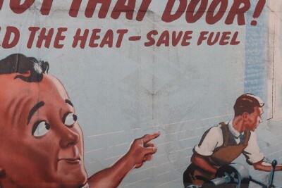 WW2 British Ministry of Fuel & Power Poster, 'Help Your Fuel Watcher'. - 6