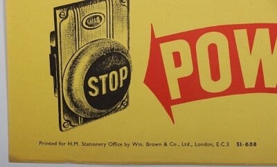 WW2 British Ministry of Fuel & Power Poster. - 4