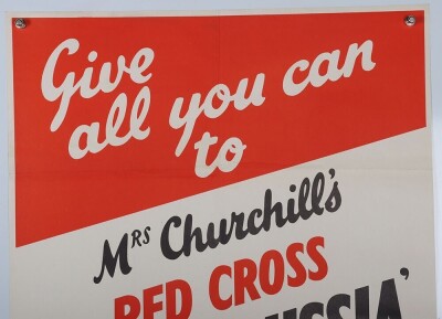 WW2 British Red Cross Poster, 'Aid to Russia Fund'. - 2