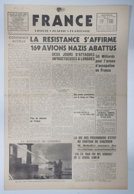 WW2 British, Allied Nations Poster, 'The Voices of Freedom Live'. - 10
