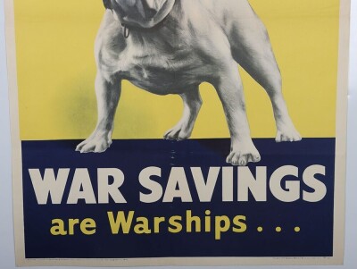 WW2 British Royal Navy 'War Savings' Poster. - 2