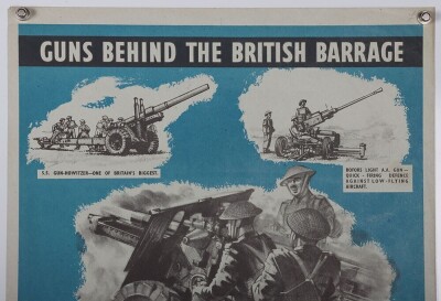 WW2 British 'War Savings, Great Guns' Poster. - 2