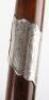 A silver and malacca walking stick, London 1856 - 9