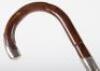 A silver and malacca walking stick, London 1856 - 10