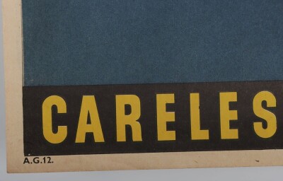 WW2 British 'Carless Talk Cost Lives' Poster. - 4