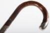 A silver and malacca walking stick, London 1856 - 11