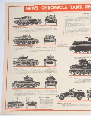 WW2 British and American Tank Recognition Chart, No.1. - 2