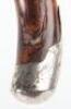 A silver and malacca walking stick, London 1856 - 12