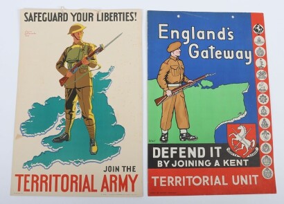 British Army Territorial Recruitment Posters.