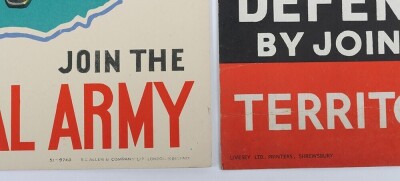 British Army Territorial Recruitment Posters. - 4
