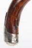 A silver and malacca walking stick, London 1856 - 15