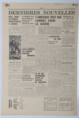 WW2 British, Allied Nations Poster, 'The Voices of Freedom Live'. - 2