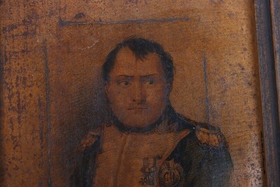 Framed Oleograph Portrait of Napoleon Bonaparte - 6