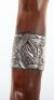 A silver and malacca walking stick, London 1856 - 18