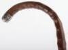 A silver and malacca walking stick, London 1856 - 22