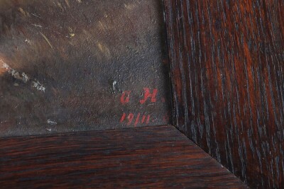 Frederick the Great, Oil on Wood Painting - 4