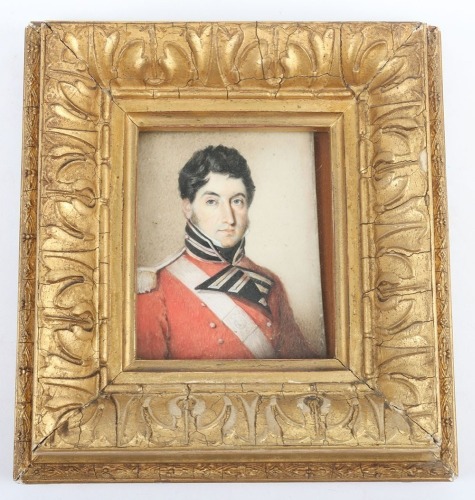 19th Century Portrait Miniature of a British Military Officer