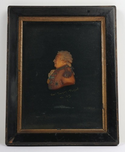 Georgian Wax Portrait of General Thomas Picton