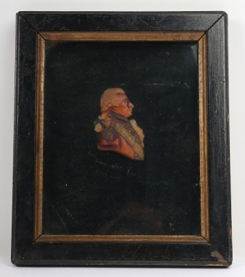 Georgian Wax Portrait of General Lord William Hill,