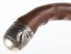 A silver and malacca walking stick, London 1856 - 24
