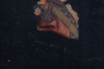 Georgian Wax Portrait of General Lord William Hill, - 4