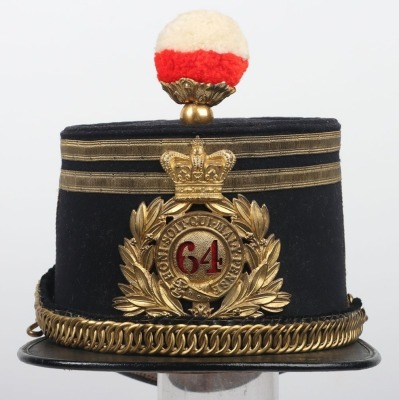 Victorian 64th (2nd Staffordshire) Regiment of Foot Shako 1869-78 - 8