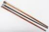 Three silver topped walking canes, late 19th/early 20th century - 2