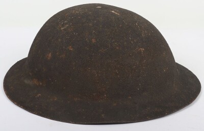 WW1, Great War, British Brodie Steel Combat Helmet, Rimless. - 2