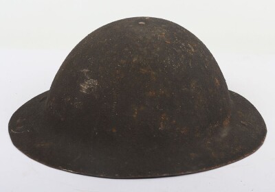 WW1, Great War, British Brodie Steel Combat Helmet, Rimless. - 3