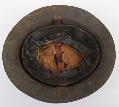 WW1, Great War, British Brodie Steel Combat Helmet, Rimless. - 4