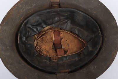WW1, Great War, British Brodie Steel Combat Helmet, Rimless. - 5