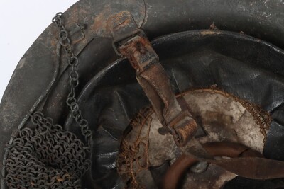Rare WW1, Great War British Cruise Visor Helmet, Mk.1. - 7