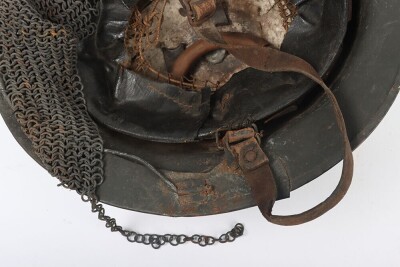 Rare WW1, Great War British Cruise Visor Helmet, Mk.1. - 8