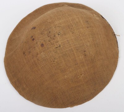 WW1 British Other Ranks Steel Helmet with Original Trench Cover - 4