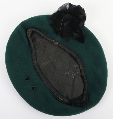 WW2 British No.9 Commando Green Beret, 1945.