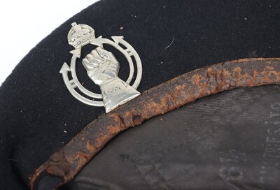 WW2 British Black Beret, Royal Armoured Corps (RAC). - 3