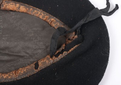 WW2 British Black Beret, Royal Armoured Corps (RAC). - 4
