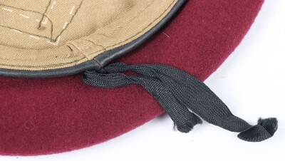 WW2 British Airborne Forces Maroon Beret, 1945 Dated. - 3