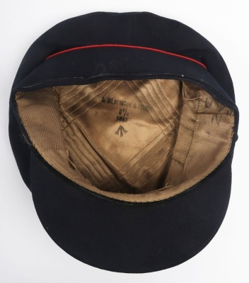 WW2 National Fire Service Peaked Cap, 1943 Dated. - 5