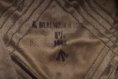 WW2 National Fire Service Peaked Cap, 1943 Dated. - 6