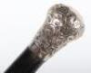 Three silver topped walking canes, late 19th/early 20th century - 10