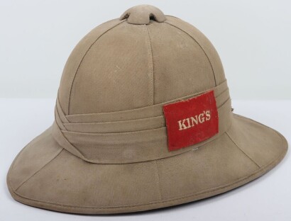 WW2 British Kings Liverpool Regiment Other Ranks Foreign Service Helmet,