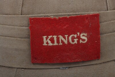 WW2 British Kings Liverpool Regiment Other Ranks Foreign Service Helmet, - 2