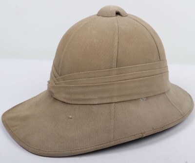 WW2 British Kings Liverpool Regiment Other Ranks Foreign Service Helmet, - 4