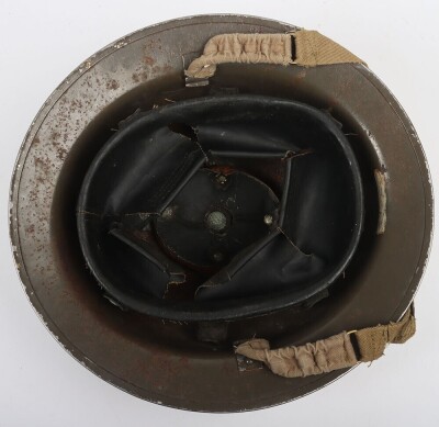WW2 British Home Front Senior Warden's Steel Helmet - 6
