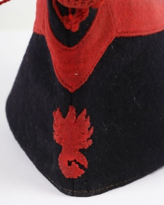 French 2nd Empire Bonnet de Police Artillery Headdress - 4