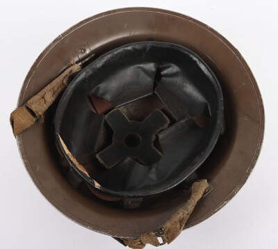 WW2 British 'Great Western Railway' (GWR) Mk.II Steel Helmet. - 5