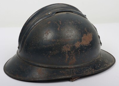 WW1 French Artillery Adrian Steel Helmet - 3